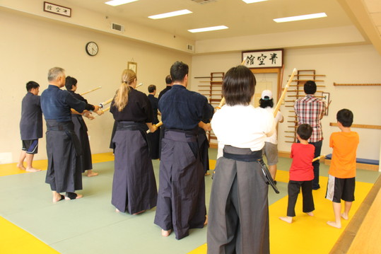 Kendo class photo